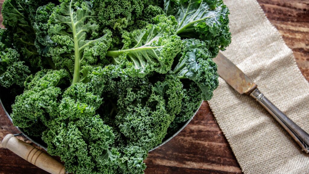 Kale in a bowl